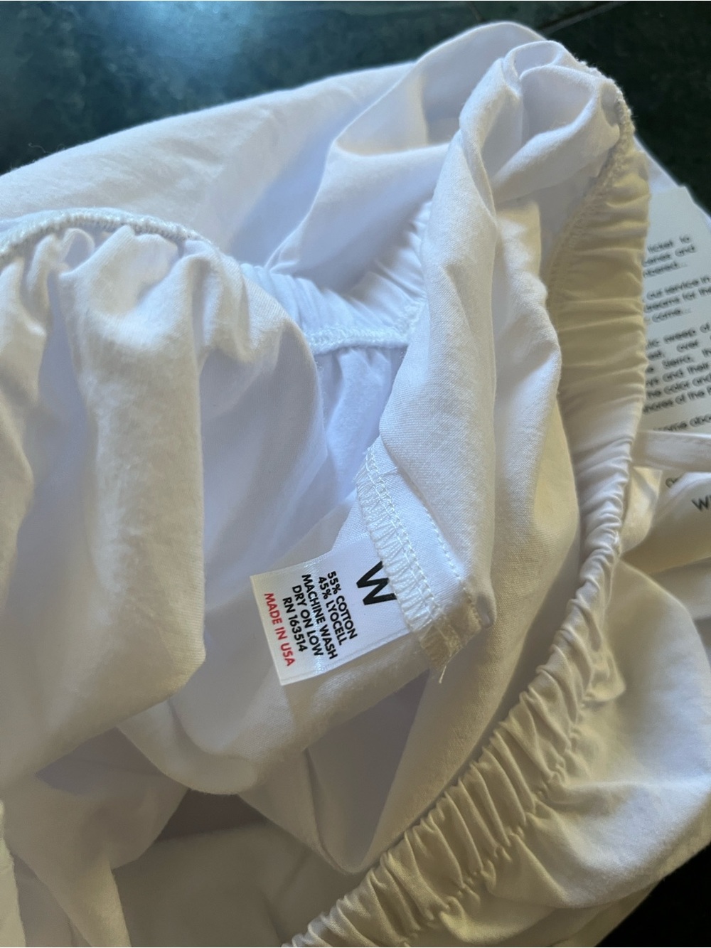 White Drawstring Boot-Cut Pants - Picture 8 of 12